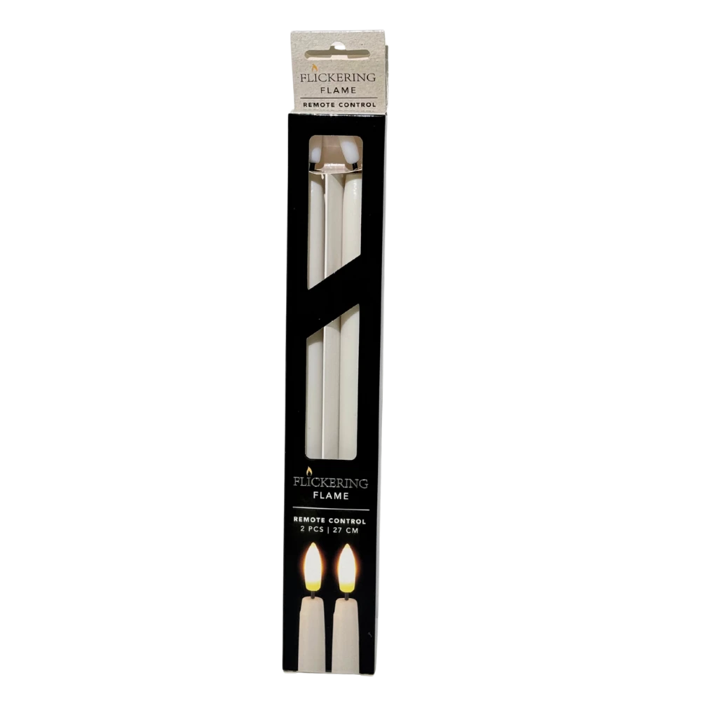 Set 2 LED Sviečok, 27 cm
