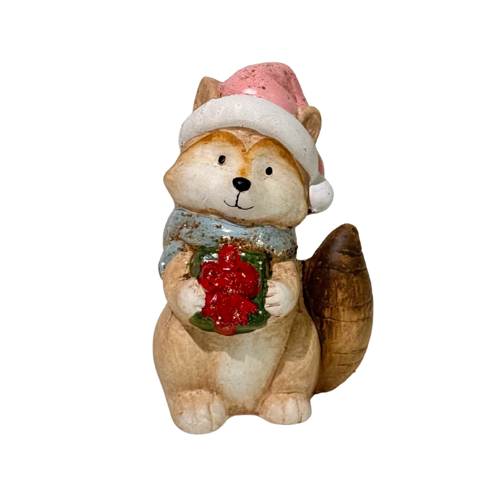 Vianočná figúrka Líška, 13 cm