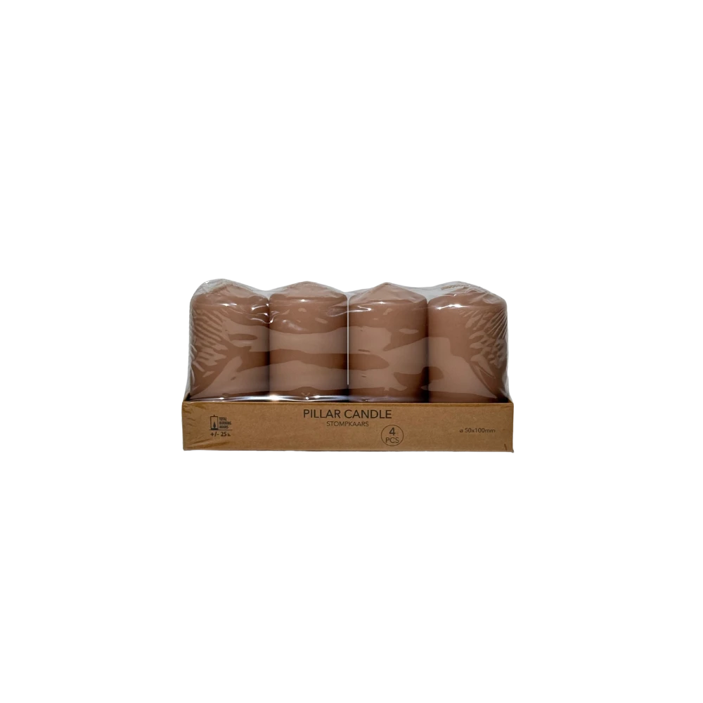 Set 4 ks Adventné sviečky, výška 10 cm, ⌀ 5 cm