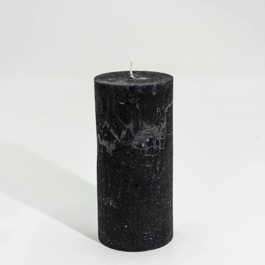 Stĺpcová sviečka Rustikála 13,5 cm x 6,5 cm