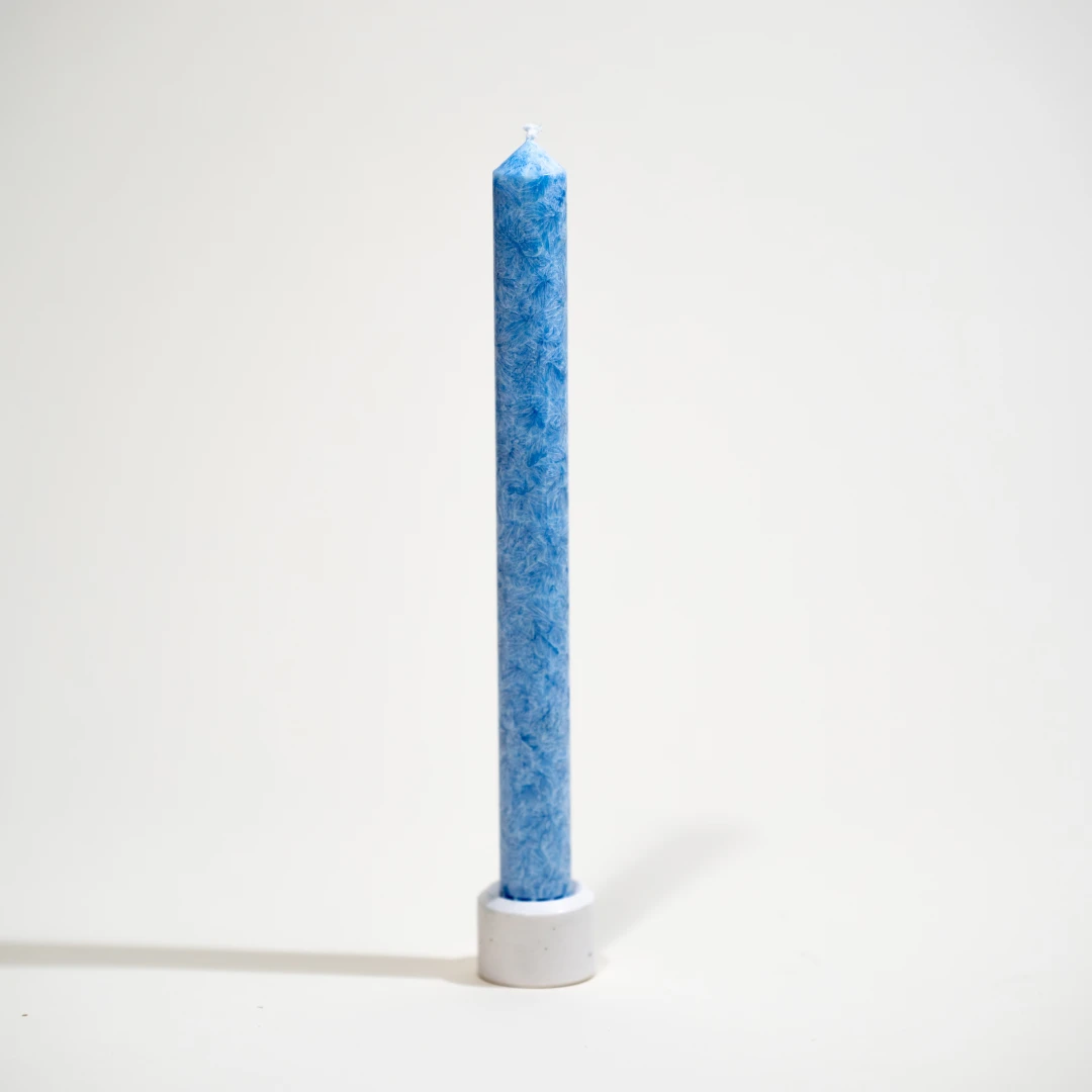 Kónická sviečka Kryštál 25cm