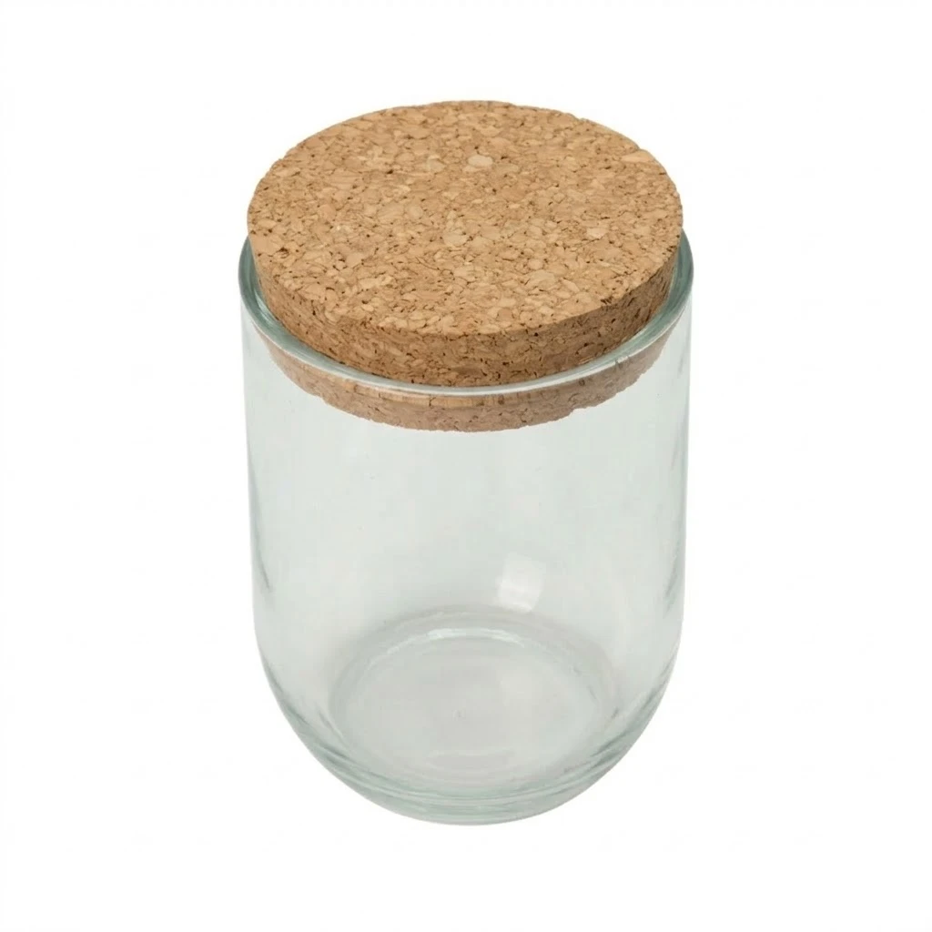Sklenený pohár z recyklovaného skla s oblým dnom