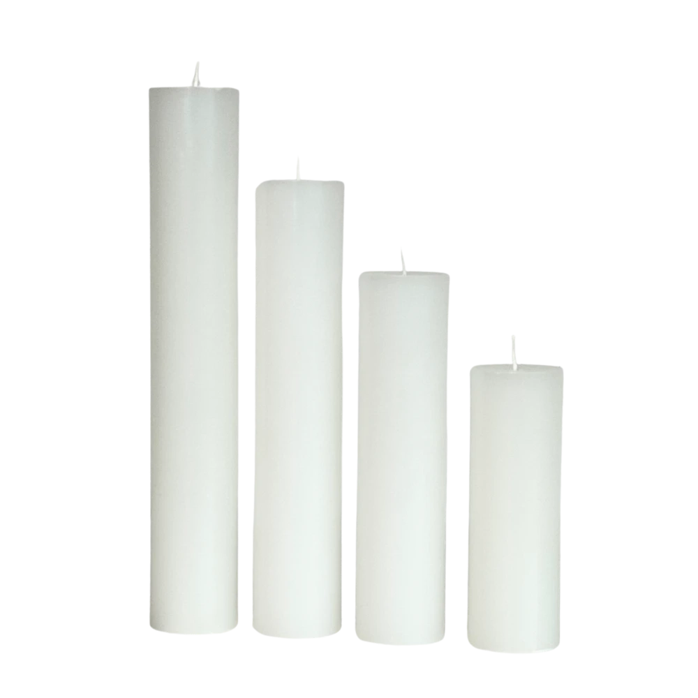 Adventné sviečky 4 ks (výška 30 cm, 25 cm, 20 cm, 15 cm), naturál