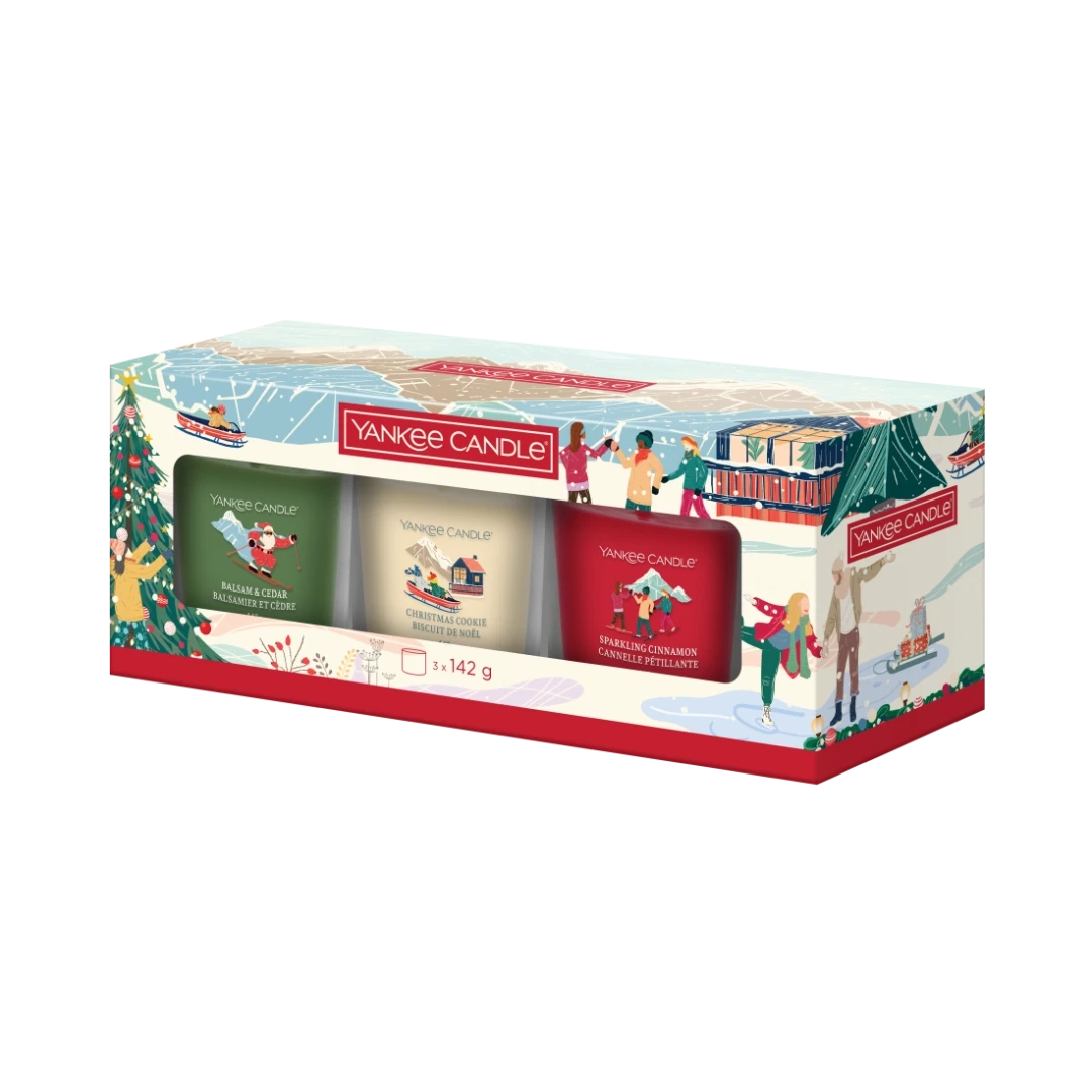 Yankee Candle VIANOČNÝ SET, 3 sviečky 3.