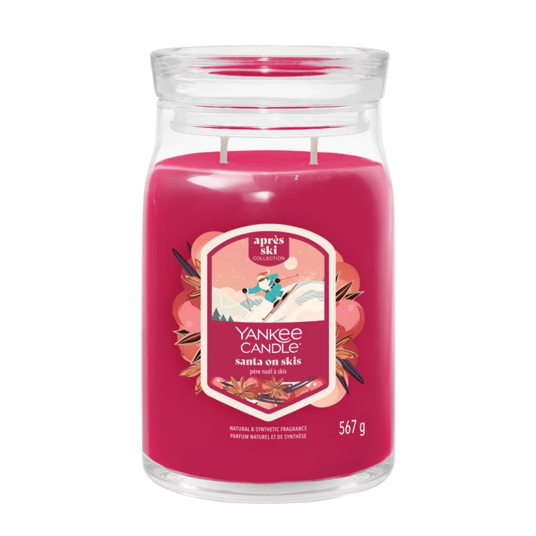 Yankee Candle SANTA ON SKIS, 567g