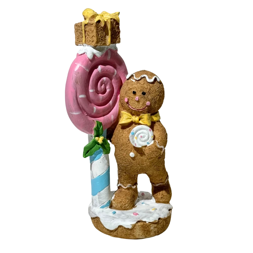 Vánoční figurka Perníček se šálou, 20,5 cm