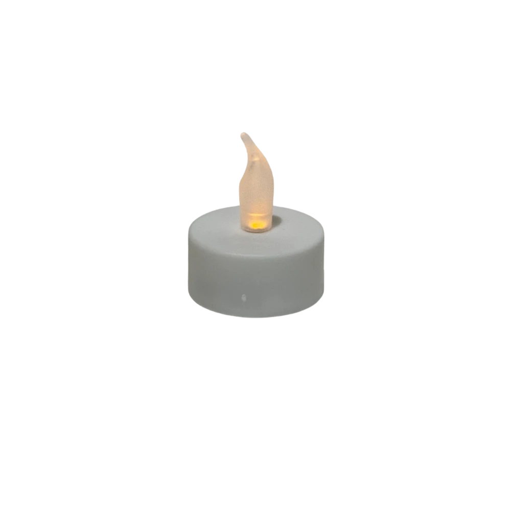 Set 4 LED čajových sviečok, biele