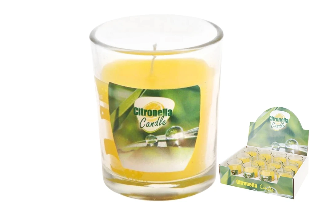 Citronelová sviečka v skle 50g