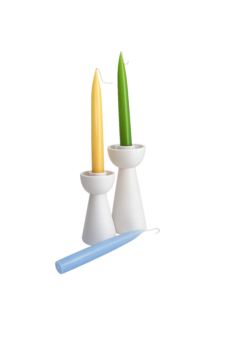 Porcelánový svietnik 12,3cm