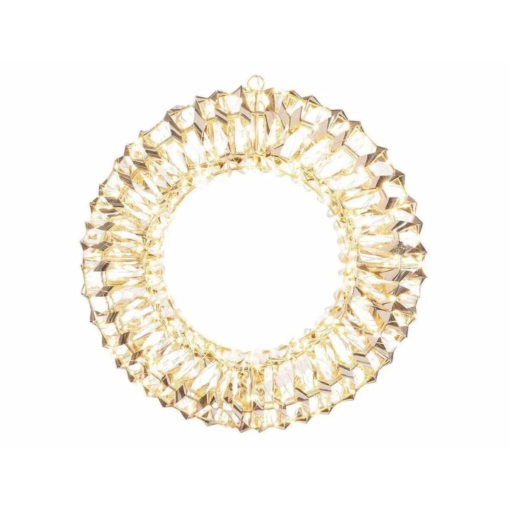 Veniec s LED 40cm- Champagne