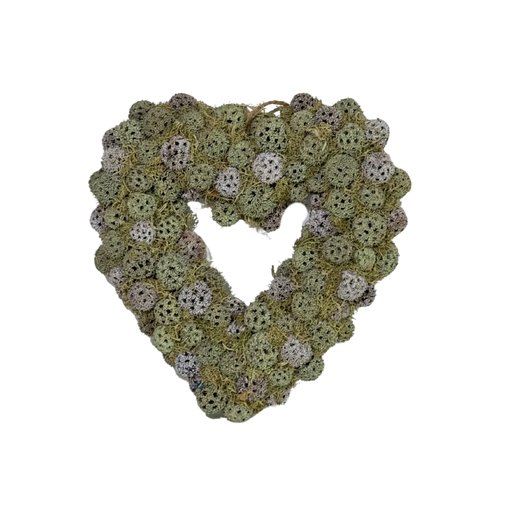 Srdce ambroň trvácny veniec - 28cm 