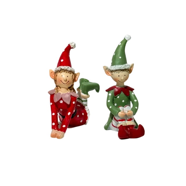 Vianočná figúrka Elf, 12 cm