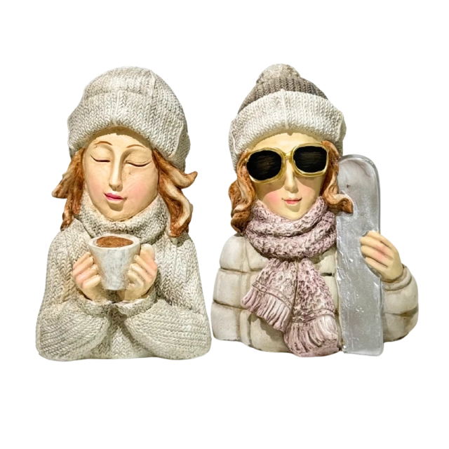 Vianočná figúrka Žena, 20 cm