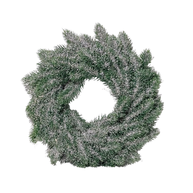 Vianočný Umelý Veniec z borovice, sivozelený ⌀ 35 cm 