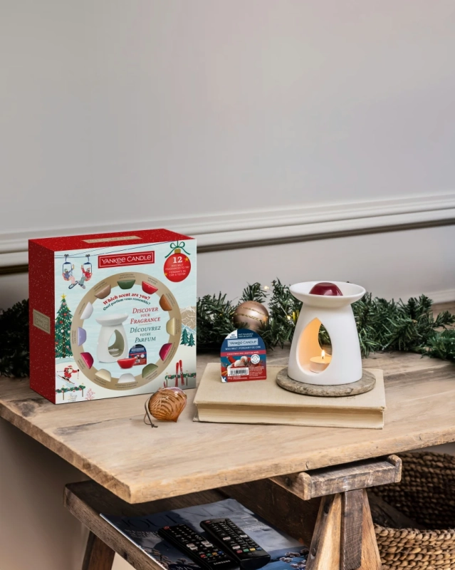 Yankee VIANOČNÝ SET + Aroma lampa