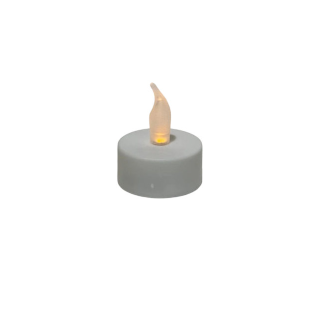Set 4 LED čajových sviečok, biele