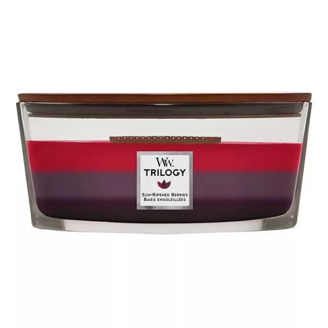 Woodwick Sun Ripened Berries vonná sviečka 453 g, doba horenia 40 - 70 hodín