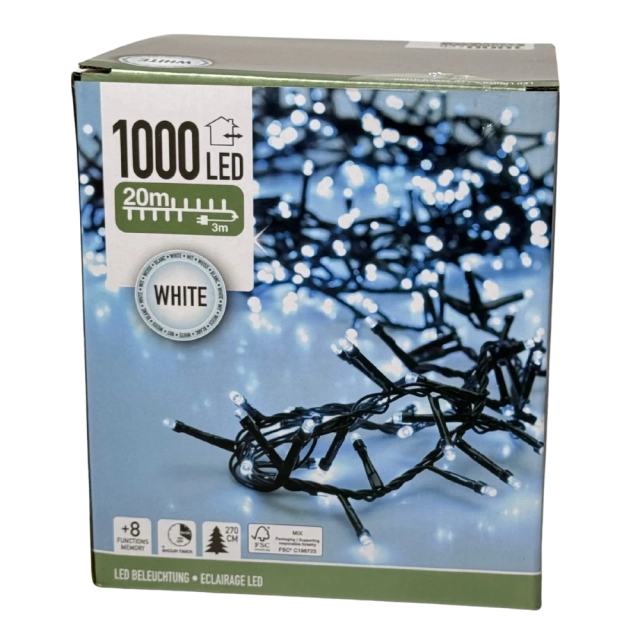 LED Svetielka na stromček (1000 LED, 20 m) 
