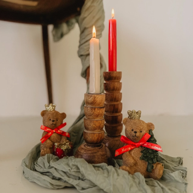 Vianočná figúrka Medvedík, 12,5 cm