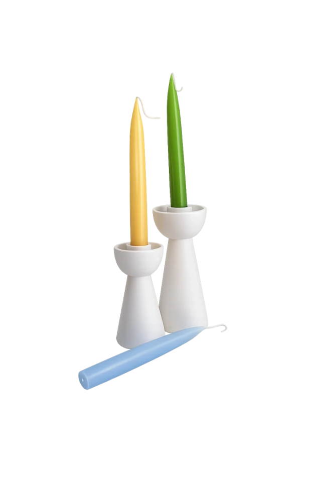 Porcelánový svietnik 16,5cm