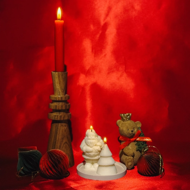 Set sójových sviečok Santa