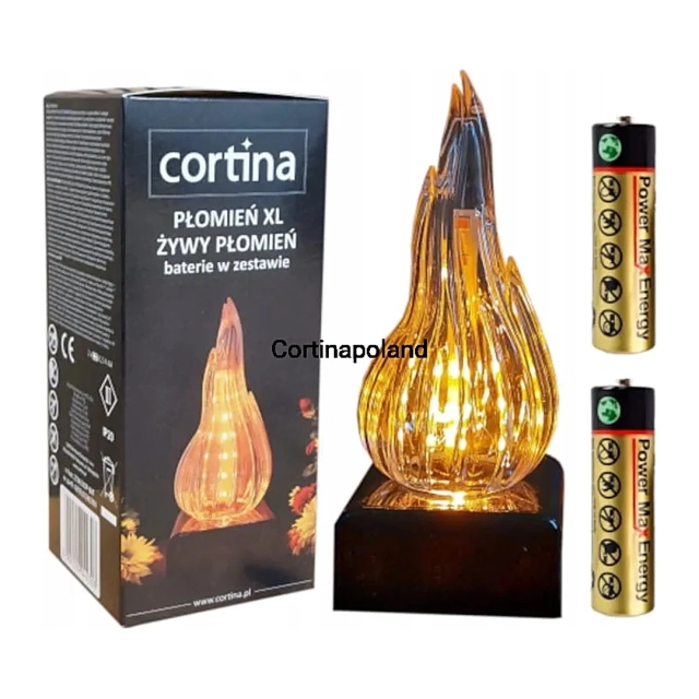 LED Plameň XL s efektom živého plameňa, 15 cm
