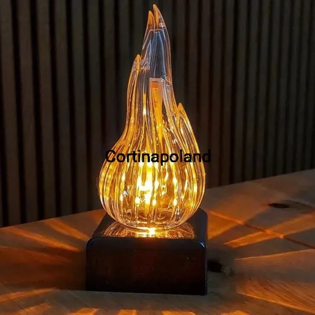 LED Plameň XL s efektom živého plameňa, 15 cm
