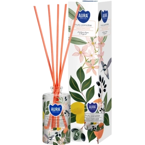 AURA Fruity paradise Tyčinkový vonný difuzér 45 ml 