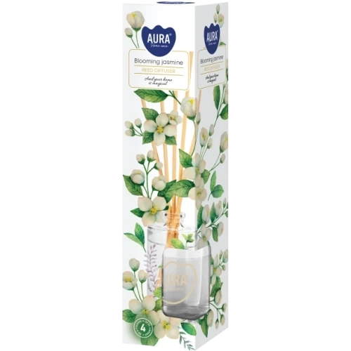 AURA Blooming jasmine Tyčinkový vonný difuzér 45 ml 