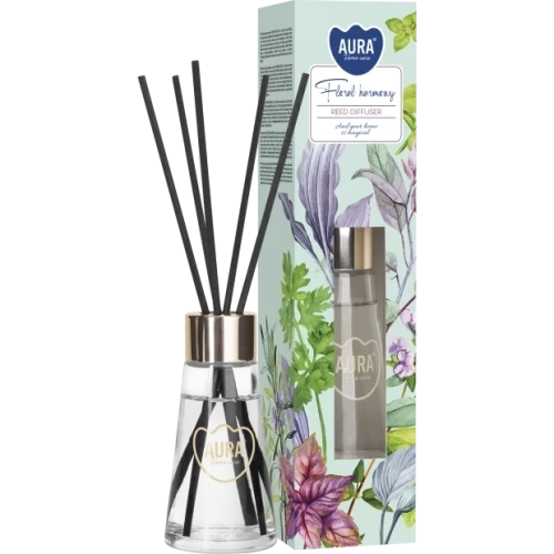 AURA Floral harmony Tyčinkový vonný difuzér 50 ml 