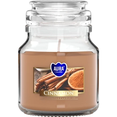 AURA Cinnamon vonná sviečka 120 g, doba horenia 28 hodín