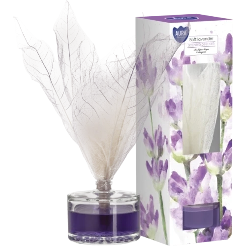 AURA Soft lavender Vonný difuzér Listy 50 ml 
