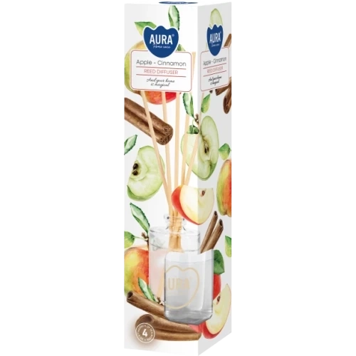 AURA Apple - Cinnamon Tyčinkový vonný difuzér 45 ml