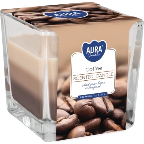 AURA Coffee vonná sviečka trio, 170 g, doba horenia 32 hodín