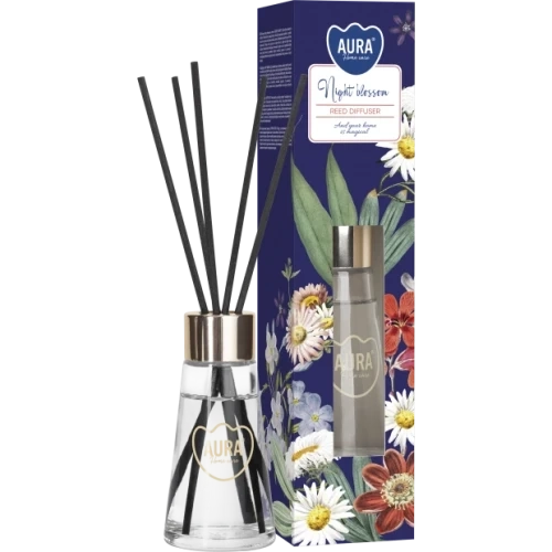 AURA Night blossom Tyčinkový vonný difuzér 50 ml 
