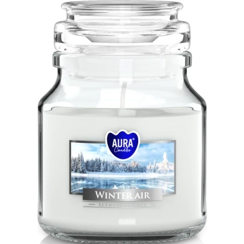 AURA Winter air vonná sviečka 120 g, doba horenia 28 hodín