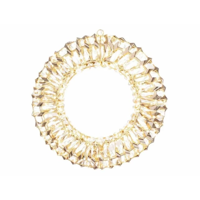 Veniec s LED 40cm- Champagne