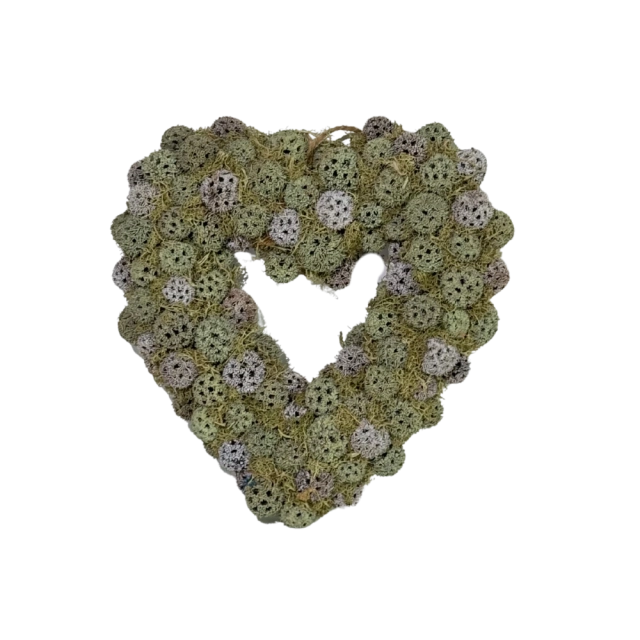 Srdce ambroň trvácny veniec - 28cm 