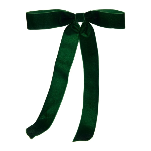 Vianočné mašle zelené, set 5 ks, 29 cm
