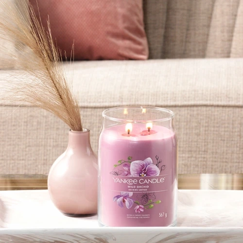  Yankee Signature Wild Orchid vonná sviečka 567 g, doba horenia 65-80 hodín